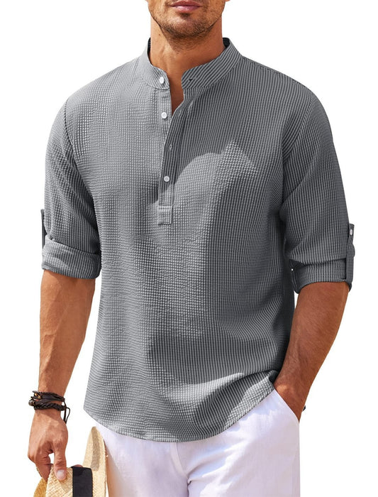 Men's Casual Shirt Long Sleeve