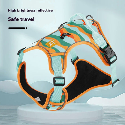 Dog Chest And Back Reflective Commuter