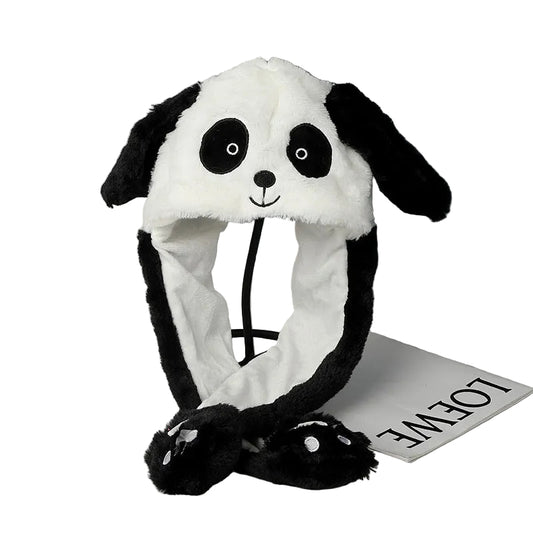 Plush Moving Ear Hat