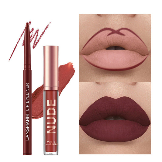 Lip Liner And Lipstick Makeup Set