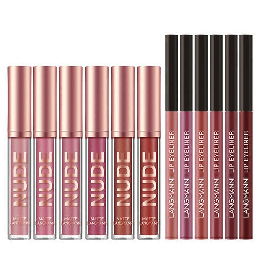 Lip Liner And Lipstick Makeup Set