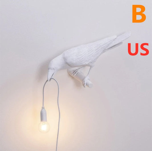 Raven Bird Lamp | Decor