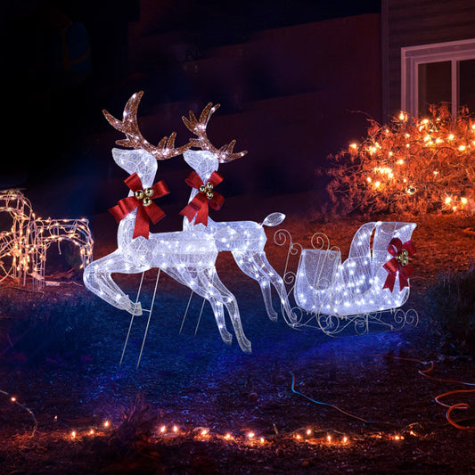 Christmas Reindeer Sled