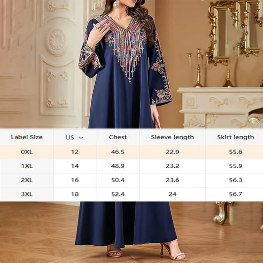 Boho Vintage Long Sleeve Maxi