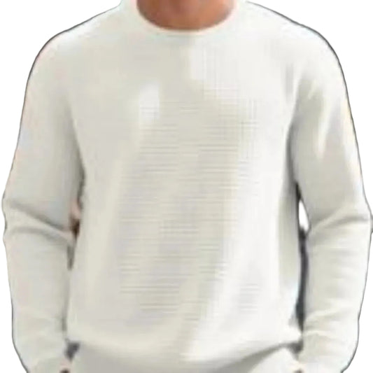 Jacquard Round Neck Hoodie