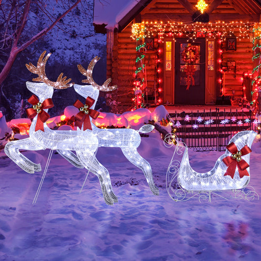 Christmas Reindeer Sled