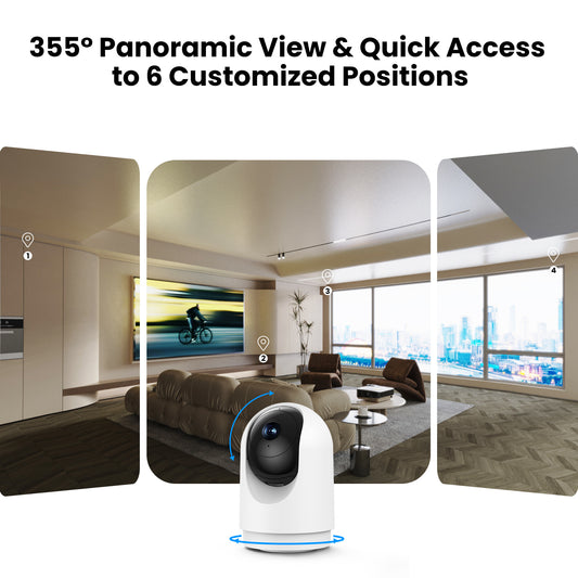 3K 5MP Dual Band 2.4G 5G WiFi Security Camera
