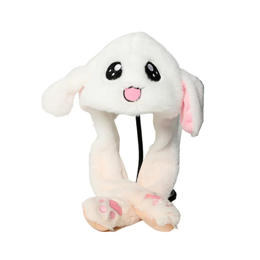 Plush Moving Ear Hat