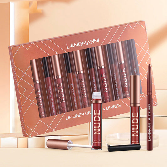 Lip Liner And Lipstick Makeup Set