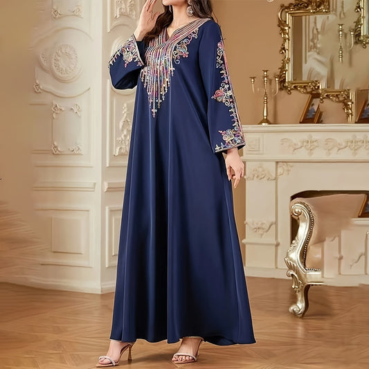 Boho Vintage Long Sleeve Maxi