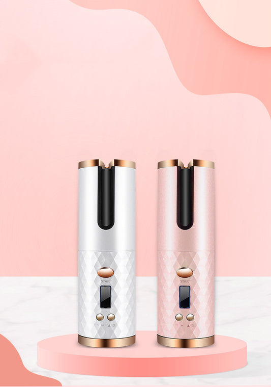 Rechargeable Automatic Hair Curler Women | LCD Display