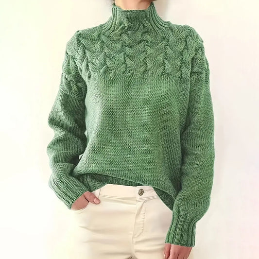 Plus Size Women's Turtleneck