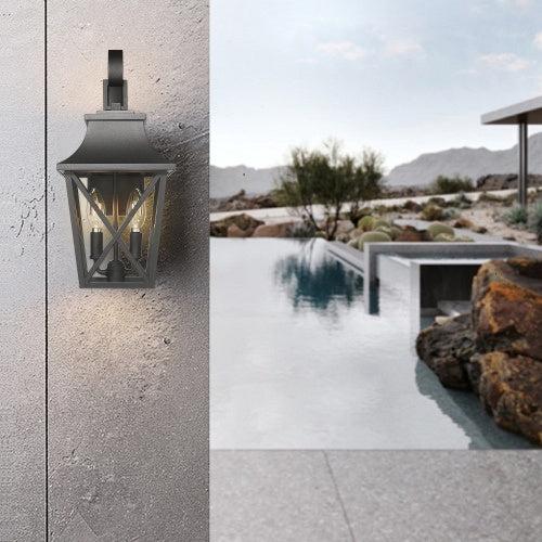 Black Wall Light | 2 Lights
