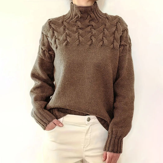 Plus Size Women's Turtleneck