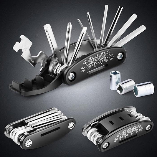 16-in-1 Heavy-Duty Bike Repair Kit