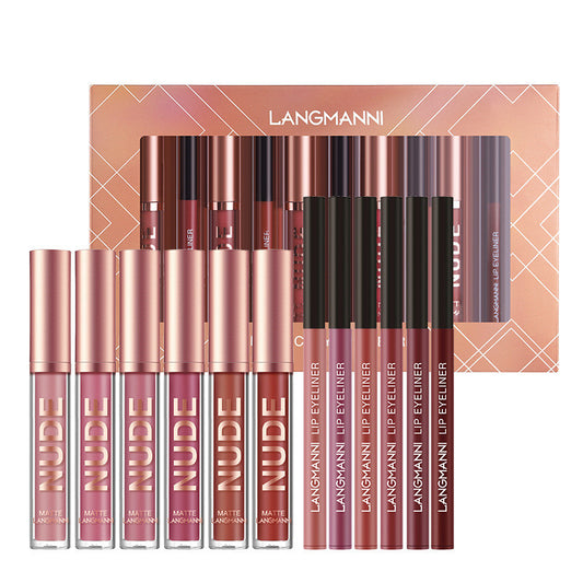 Lip Liner And Lipstick Makeup Set