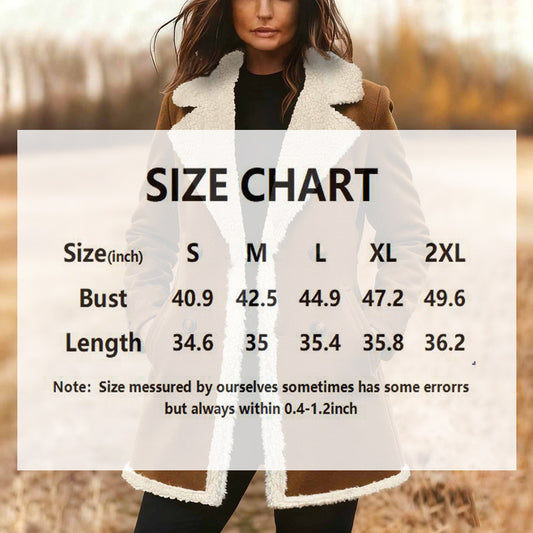 Suede-Look Trench Coat