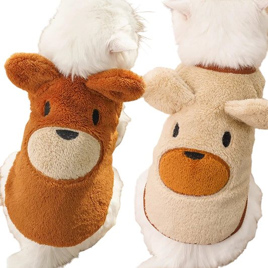Fleece-lined Warm Pet Dog Clothes