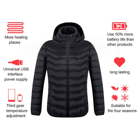 Winter Electric Puffer Jacket | USB