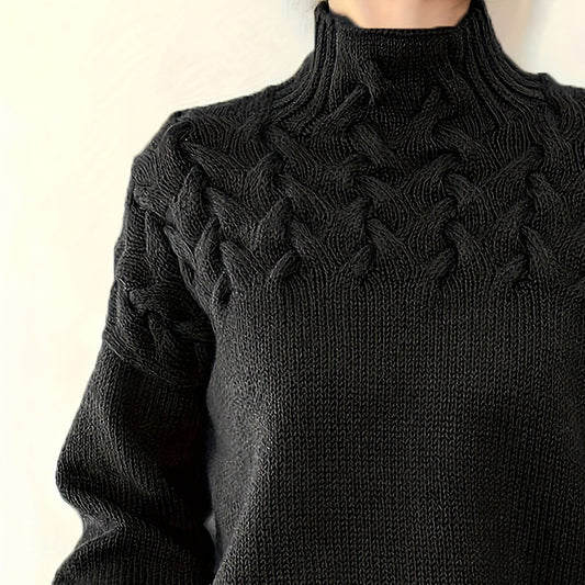 Plus Size Women's Turtleneck