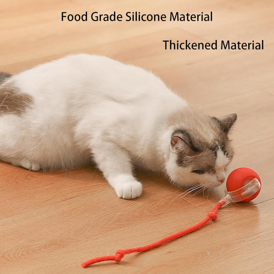 360° Smart Automatic Rolling Pet Ball – Interactive Rechargeable Toy for Dogs & Cats with Obstacle Avoidance