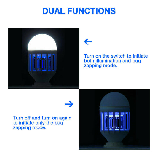 Mosquito & Bug Zapper Light Bulb