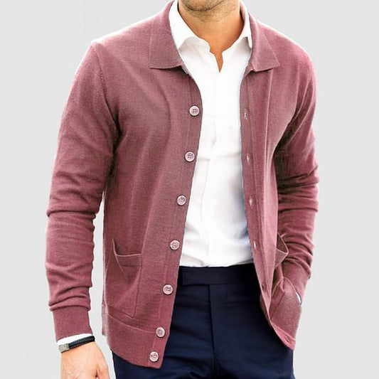 Loose Slim Single-breasted Sweater Coat