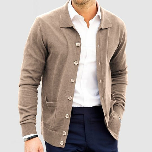 Loose Slim Single-breasted Sweater Coat